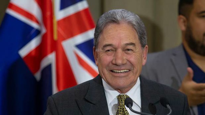Winston Peters criticised the Australian flag as being a copy of New Zealand's. (Photo / NZ Herald)