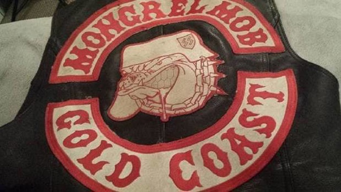 A Gold Coast Mongrel Mob patch. (Photo / Supplied)