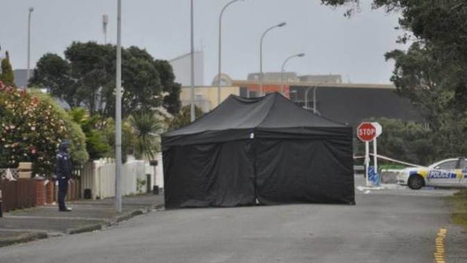 The man was found on Cowper St early today. (Photo / Greymouth Star)