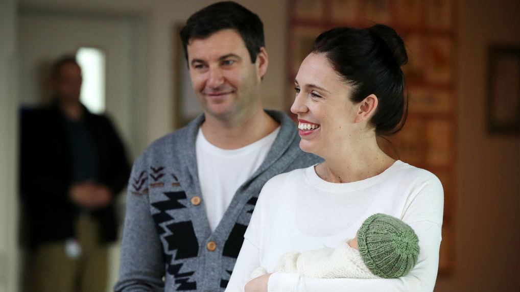 Jacinda Ardern has been on maternity leave for six weeks. (Photo / Getty)