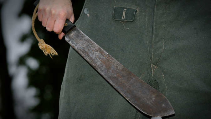They arrived to find a 31-year-old man had been hit in the head with a machete. STOCK photo \ Getty Images