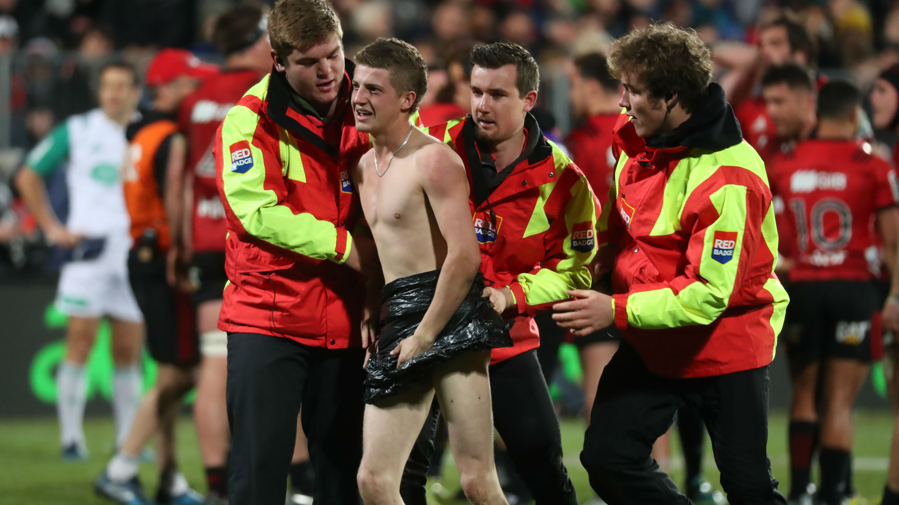 Jayden Nicholl says he streaked in order to honour a dead friend. (Photo / Photosport)