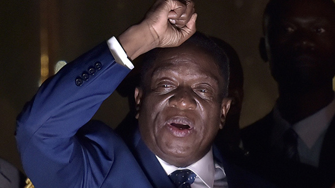 Mnangagwa received 50.8 percent of the vote. Photo / Getty Images