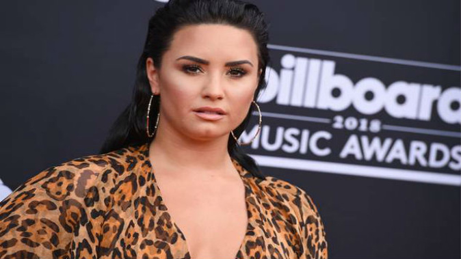 Demi Lovato was found unconscious at her home. (Photo / AP)