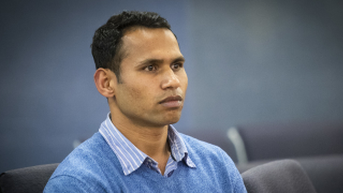 Taxi driver Baljeet Singh appears at Auckland District Court on trial over the alleged indecent assault of radio star Jay-Jay Feeney. Photo / Jason Oxenham