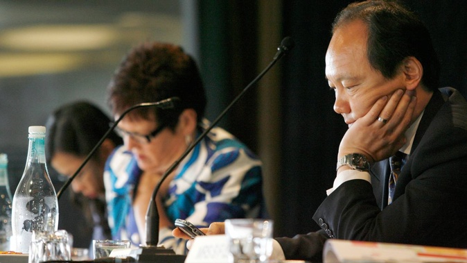 Mainzeal's Jenny Shipley and Richard Yan, pictured in 2008. Photo / Greg Bowker