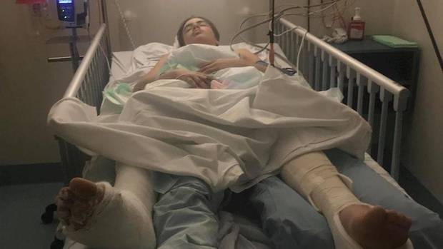 Jonathan Krupinski was one of the two boys hit over the weekend. (Photo / Supplied)