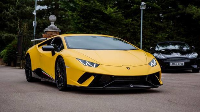 The man hired a Lamborghini Huracán for two days, and racked up the fines in just four hours. Photo / Getty Images