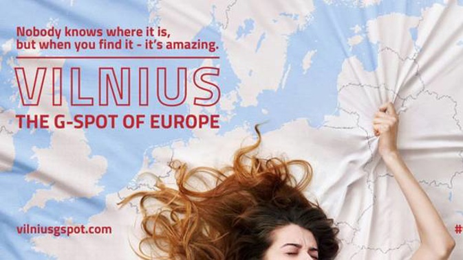 G-spot of Europe: Vilnius's controversial ad.