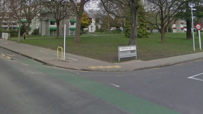 A University of Canterbury student has been critically injured right outside of the Christchurch campus after being hit by a bus. Photo / Google