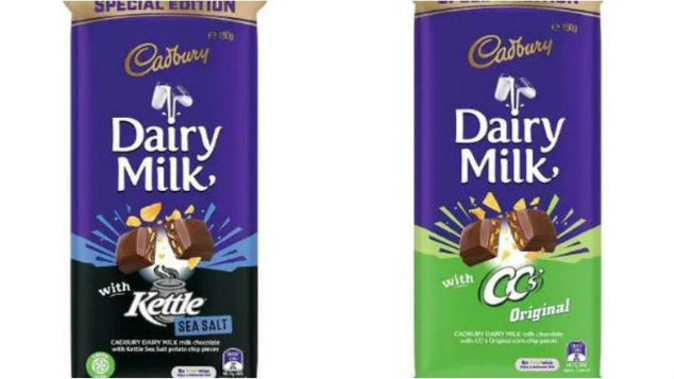Cadbury is mixing chocolate with chips and we're not sure how we feel about it. (Photo: News.com.au)
