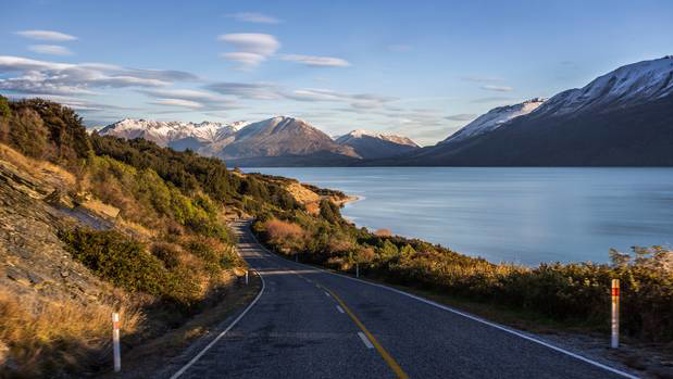 The couple's home overlooked Lake Wakatipu with views of The Remarkables. (Photo / Getty)