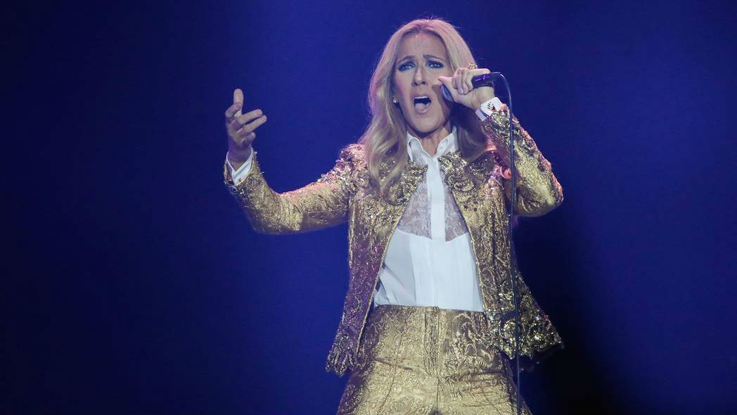Celine Dion performs at Spark Arena. (Photo / Getty)