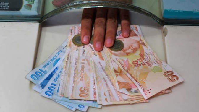The plunging lira has dragged down currencies in developing countries. Photo / AP