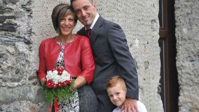 Ersilia Piccinino and Roberto Robbiano and their son Samuel all died when the bridge collapsed. Photo \ Facebook