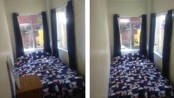 The Bondi room has been labelled a 'prison cell' on social media. Photo / Facebook