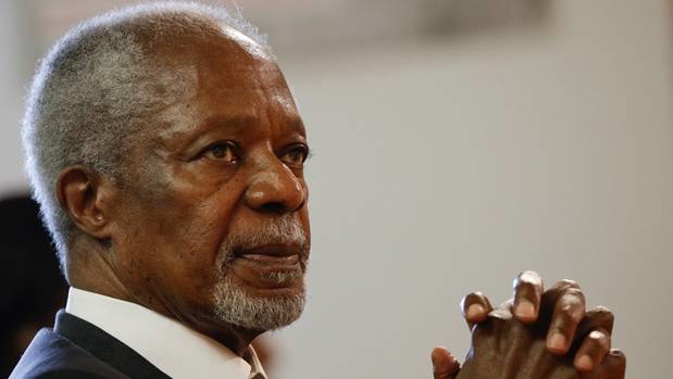 Former UN Secretary-General and Nobel Peace Prize winner Kofi Annan has died age 80. Photo AP