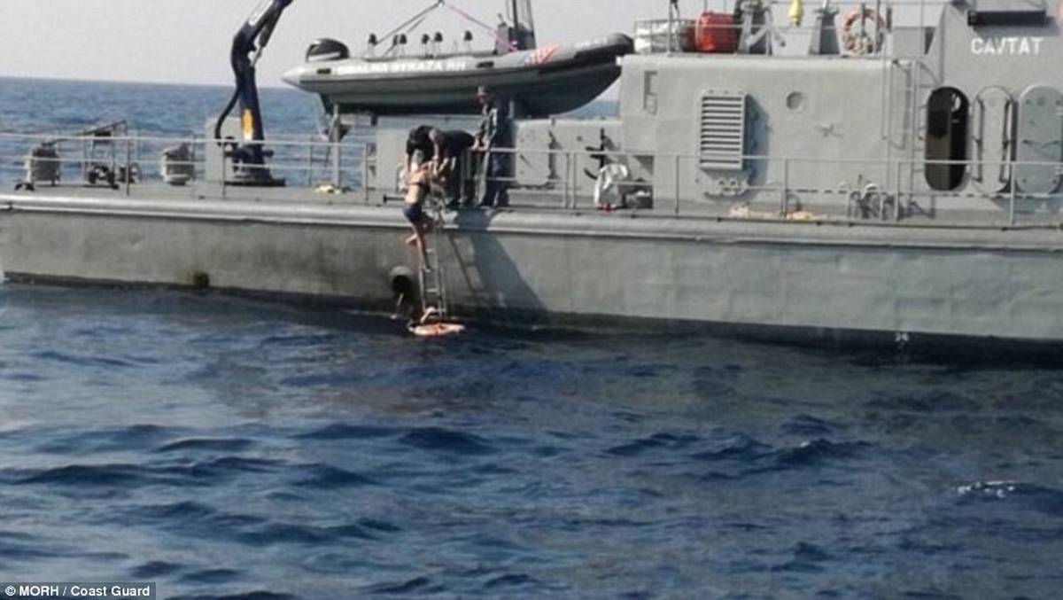 Woman who fell off cruise ship rescued after 10 hours in water Woman who fell off cruise ship rescued after 10 hours in water