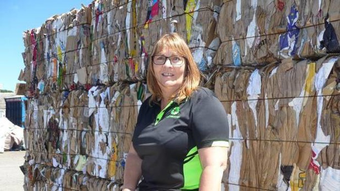 Wastebusters manager Sharon Breakwell says its on-farm recycling service will end on August 31, before the company closes its doors for good at the end of October. Photo / Supplied