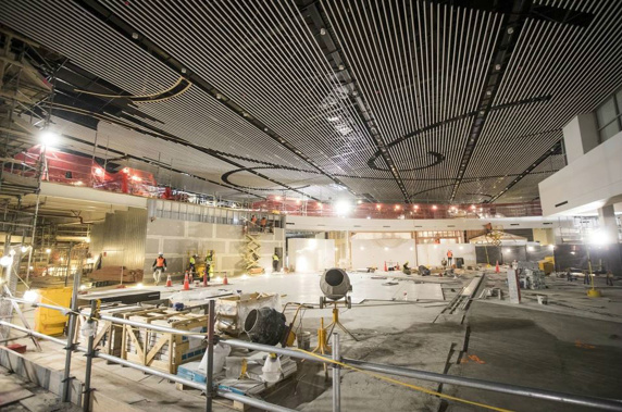 The airport is undergoing major renovations. (Photo / NZ Herald)