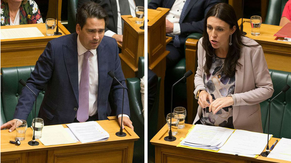 Jacinda Ardern is rubbishing Simon Bridges' suggestions she influenced the Speaker. (Photo / NZ Herald)