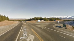 One person died in a multi-vehicle crash at the intersection of on Tekapo-Twizel Rd and Mt Cook Rd just after 3pm yesterday. Photo / Google