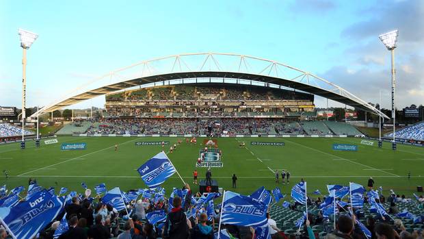 A general view of QBE stadium during the round four Super Rugby match between the Blues and the Lions. Photo / Getty Images.