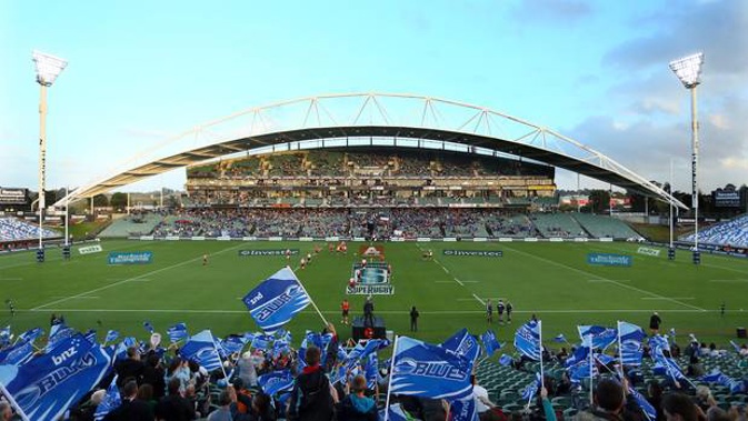 A general view of QBE stadium during the round four Super Rugby match between the Blues and the Lions. Photo / Getty Images.
