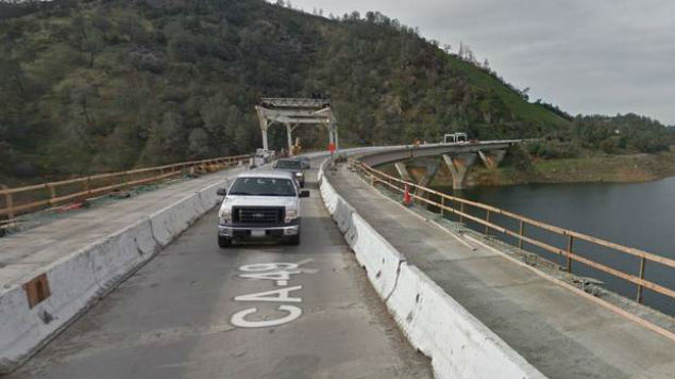 The trio were driving near the  James E. Roberts Memorial Bridge Sacramento in California when the crash happened on Wednesday. (Photo: Google Maps)