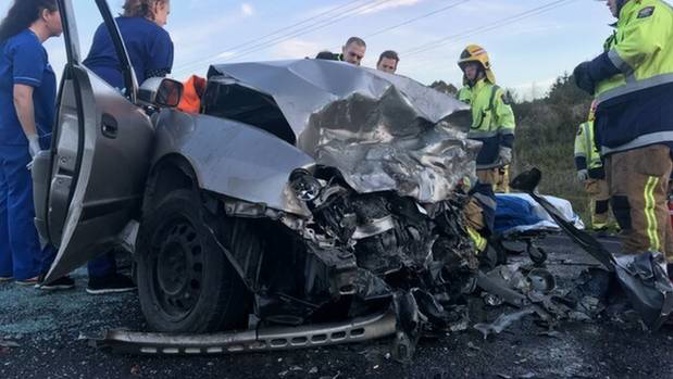 Two women have now died from their injuries in a horrific crash on State Highway 16 near Waimauku on August 29. (Photo / File)