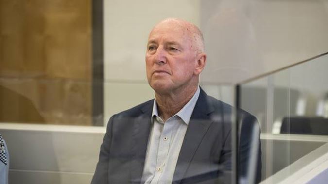 Arthur Parkin, seen in court, won an Olympic gold medal with the New Zealand men's hockey team at the 1976 Montreal Olympics. (Photo / NZ Herald)