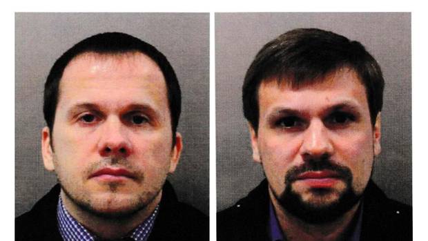 Alexander Petrov and Ruslan Boshirov. Photo / AP