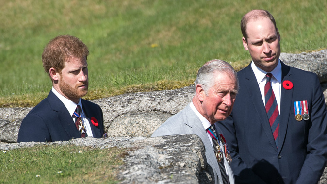 A report alleged that Prince Charles has had a falling out with his two sons. (Photo / Getty)