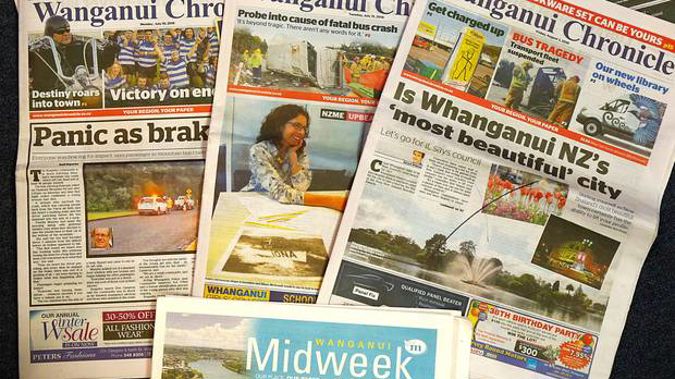 Whanganui residents and businesses will continue to enjoy the best local news and sport under a slightly revised masthead. Photo / Bevan Conley