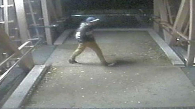 CCTV filmed the offender in the area shortly before the attack in St Marys Bay. (Photo / Supplied)