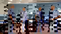 Arresting performance! Police's barbershop boys' stunning waiata to celebrate Māori language week. / Auckland City District Police