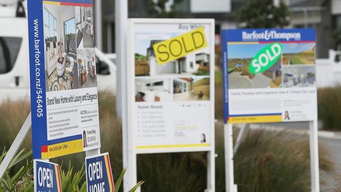 There has been a year-on-year lift in Auckland's median house price for the first time in six months. Photo/File.