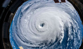 Hurricane Florence churns over the Atlantic Ocean heading for the U.S. east coast as seen from the International Space Station. Photo / AP