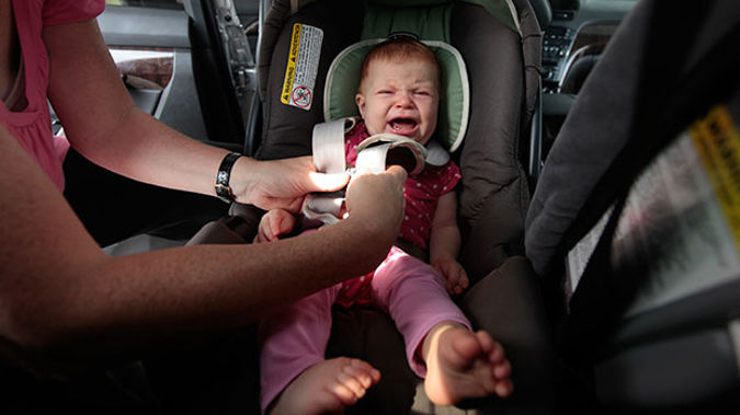While members of the public tried to console the little boy, a woman decided to film him. Photo / Getty Images