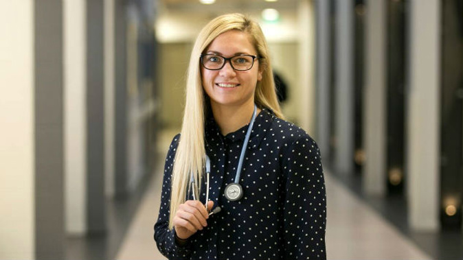 Ashley Insley grew up in the isolated east coast town of Te Kaha where she knew no one who had been to university. Now she's a doctor - and a rare example of a student from a deprived area to make it in to an elite degree. (Photo / Alan Gibson)