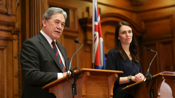 Winston Peters reportedly has banned people from using the term 'Labour-led Government'. (Photo / Getty)