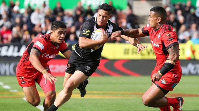 Kiwis vs Tonga. Photo / NZ Herald