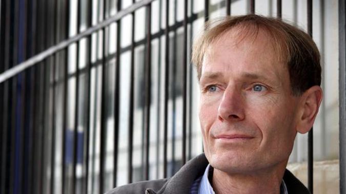 Sean Davison outside the High Court in Dunedin in 2011 before being sentenced for the assisted suicide of his mother Patricia. (Photo / File)