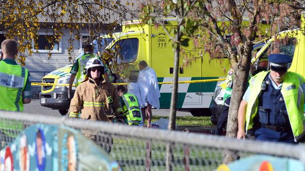 A number of children from South End School, Carterton, were admitted to hospital. (Photo / SNPA)