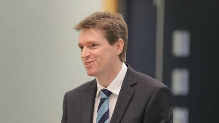 Colin Craig at the Auckland High Court to defend his defamation accusation by Rachel MacGregor. (Photo / Michael Craig)