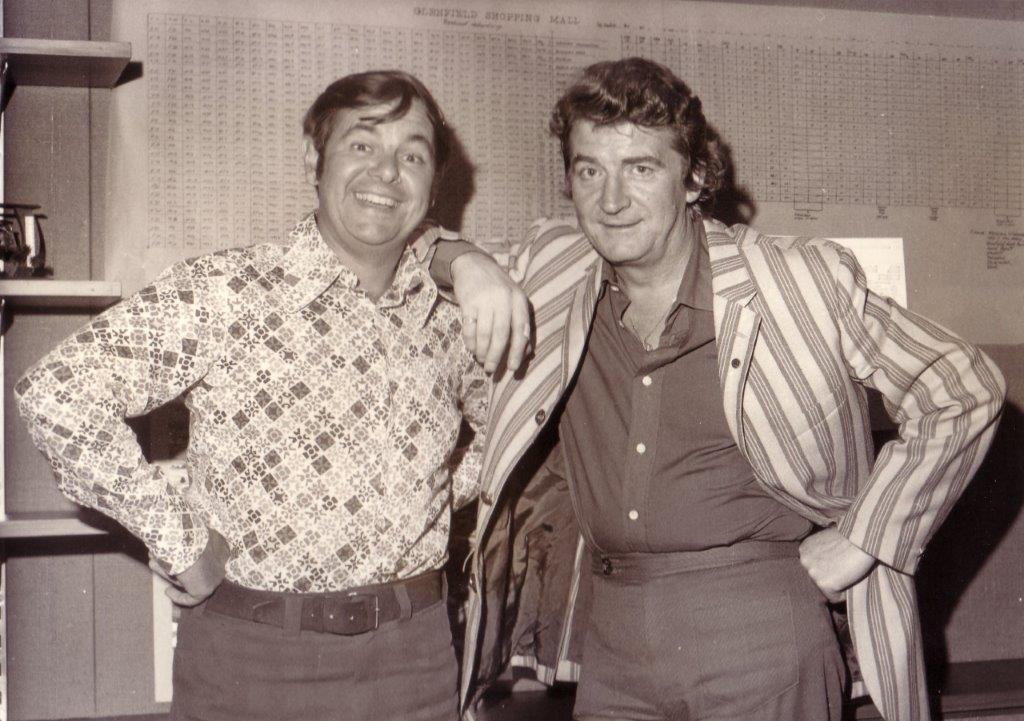 Merv interviewed many notable faces in his time, including Coronation Street actor Peter Adamson aka Len Fairclough