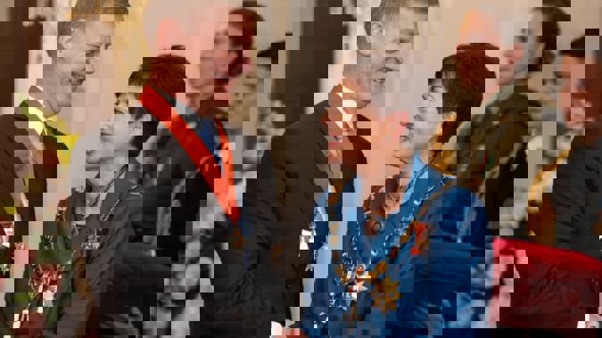 sir bill english knighted at government