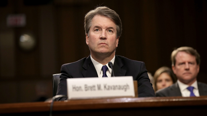 Brett Kavanaugh has been under scrutiny after being accused of inappropriate sexual behaviour and sexual assault by multiple women. (Photo / Getty)