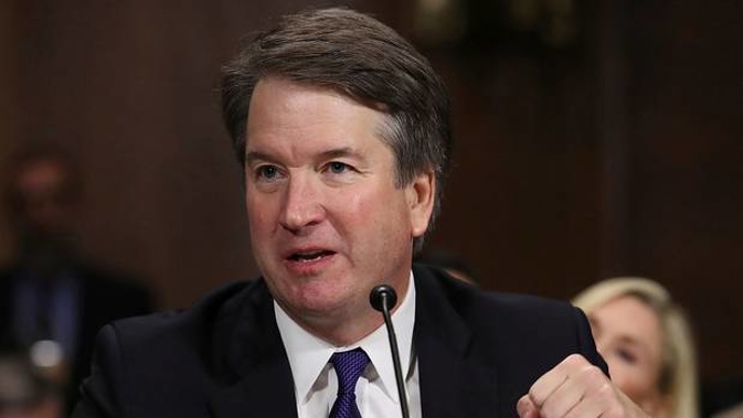 Brett Kavanaugh is one step closer to being confirmed as a US Supreme Court judge. Photo / AP