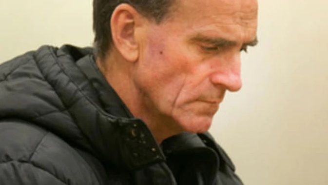 Richard McNair appears in the Hamilton District Court today for sentencing on charges of bestiality and possessing and distributing child and bestiality pornography. Photo / Alan Gibson